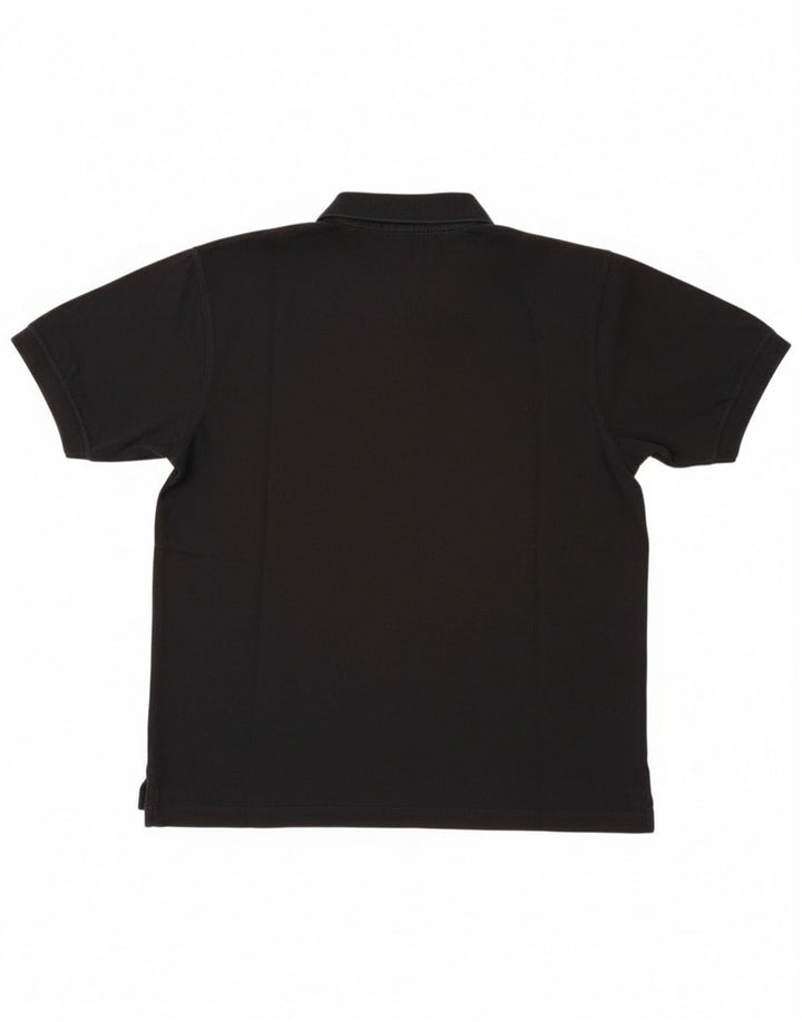 Polo da uomo Lee 2XL in cotone nero