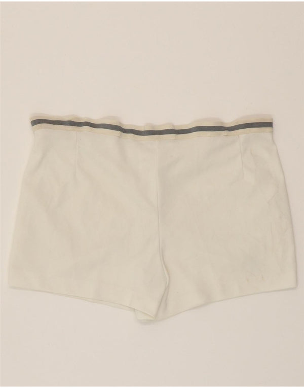 AUSTRALIAN L'ALPINA Pantaloncini casual vestibilità standard da uomo IT 52 XL W34 Bianco