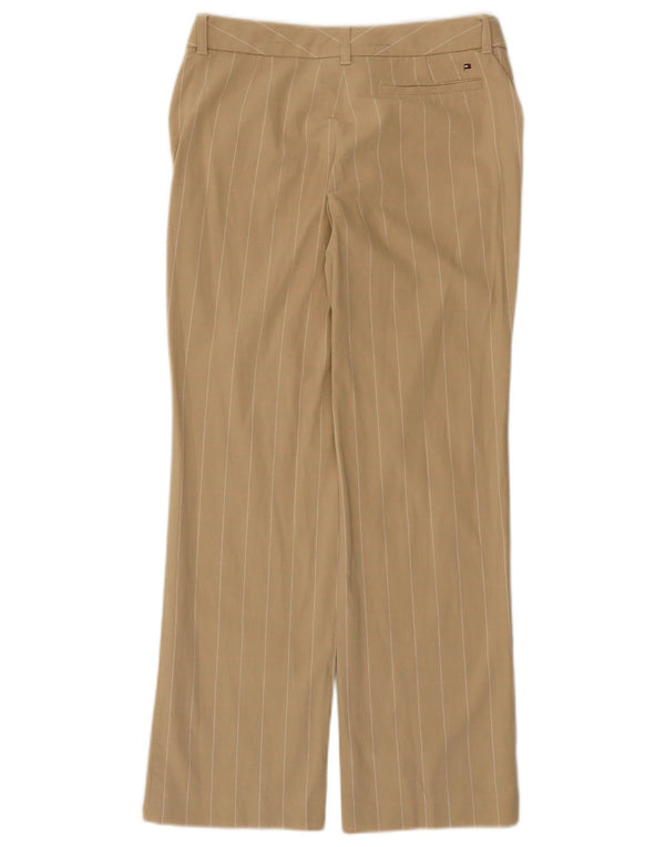 Pantaloni casual da golf da donna Tommy Hilfiger medi W28 L28 Gessato beige