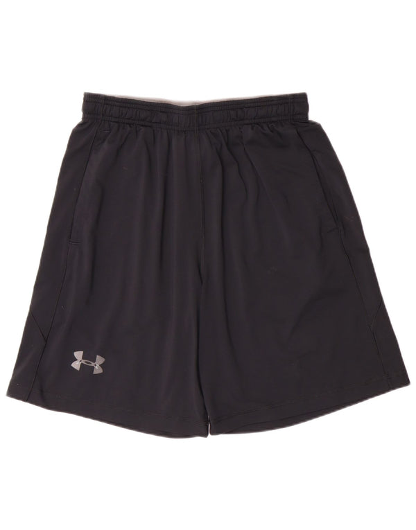 Pantaloncini sportivi da uomo UNDER ARMOUR piccoli sportivi in poliestere nero