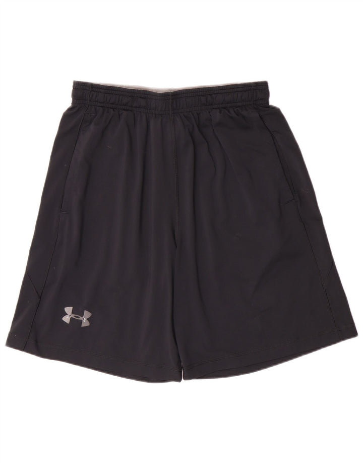 Pantaloncini sportivi da uomo UNDER ARMOUR piccoli sportivi in poliestere nero