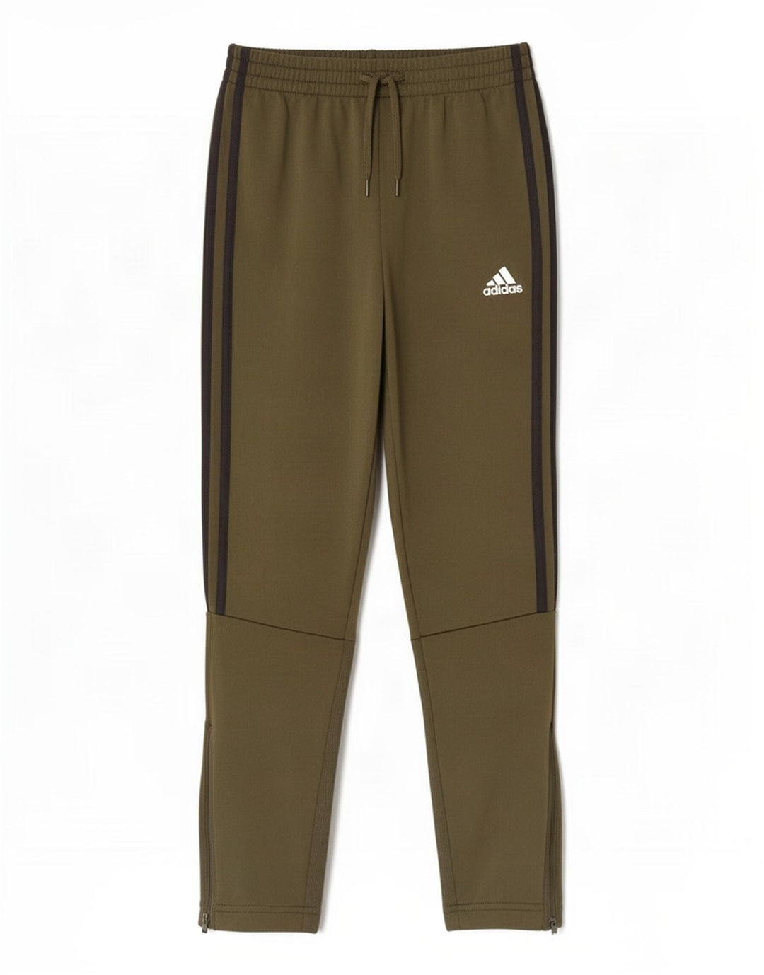 Pantaloni della tuta da ragazzo Adidas 11-12 anni in poliestere kaki