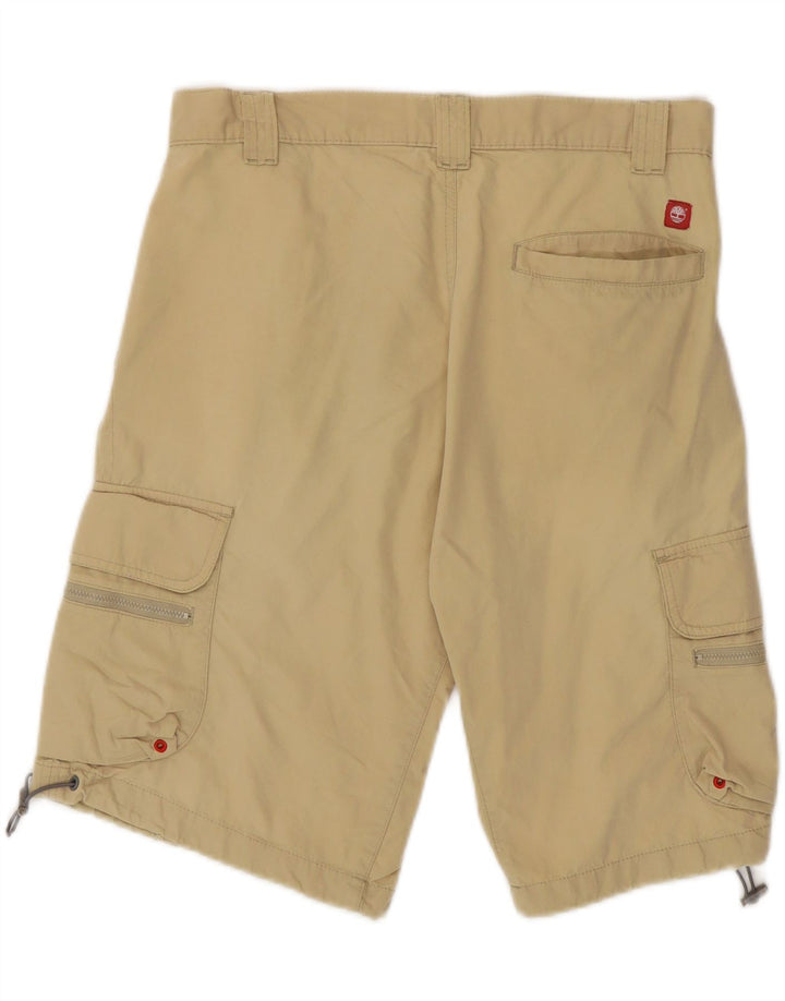 Pantaloncini cargo da uomo Timberland W32 cotone beige medio