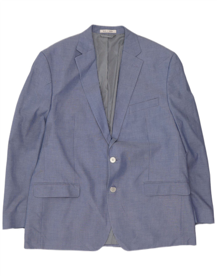Giacca blazer da uomo a 2 bottoni CHAPS UK 44 2XL cotone blu