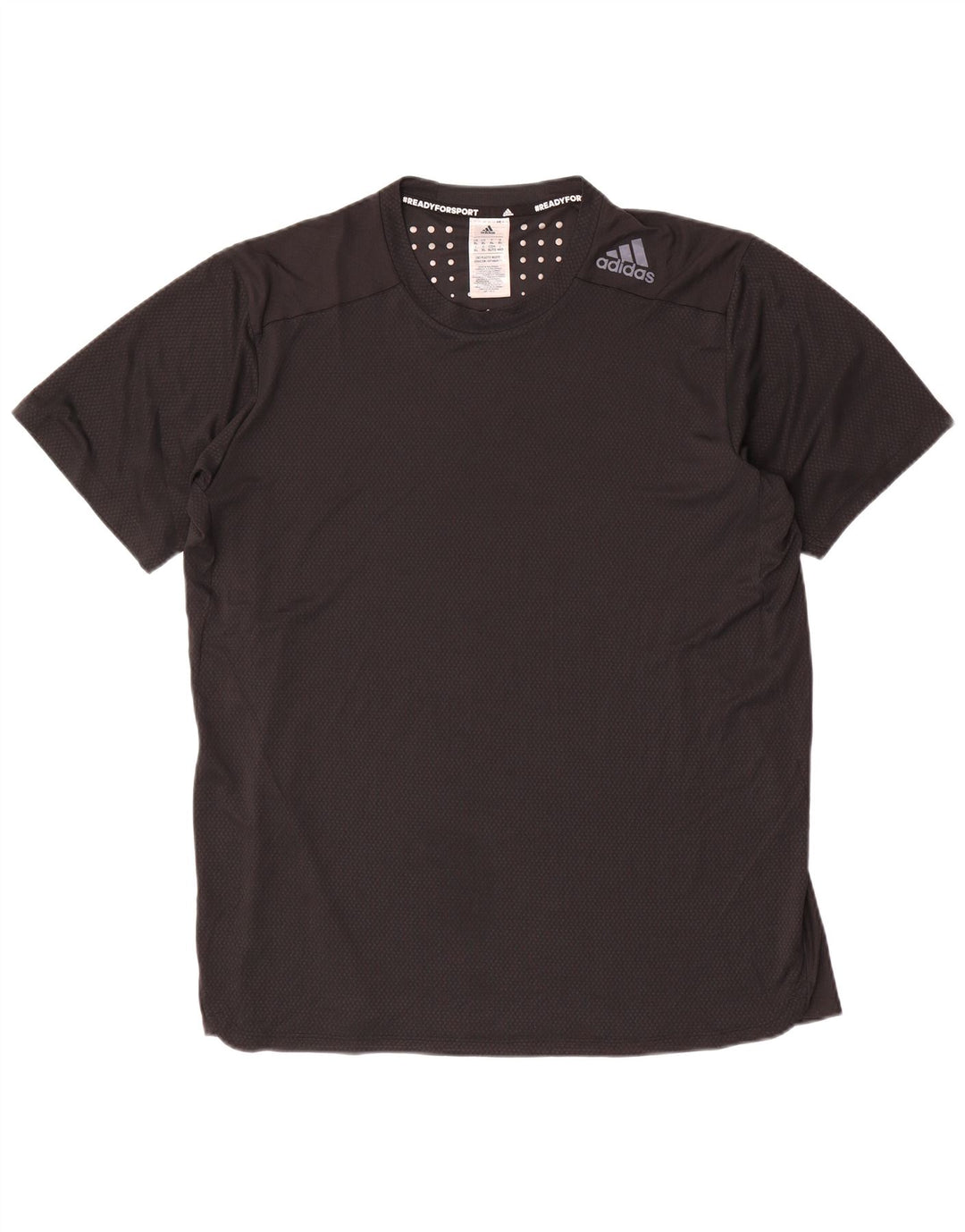 T-shirt Adidas da uomo Top XL poliestere maculato nero