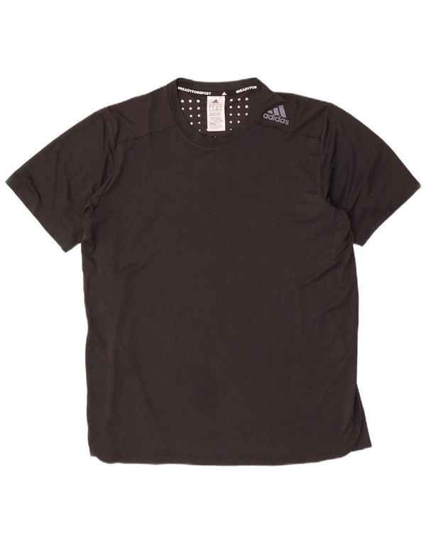 T-shirt Adidas da uomo Top XL poliestere maculato nero
