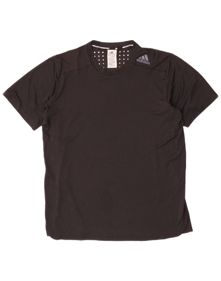 T-shirt Adidas da uomo Top XL poliestere maculato nero