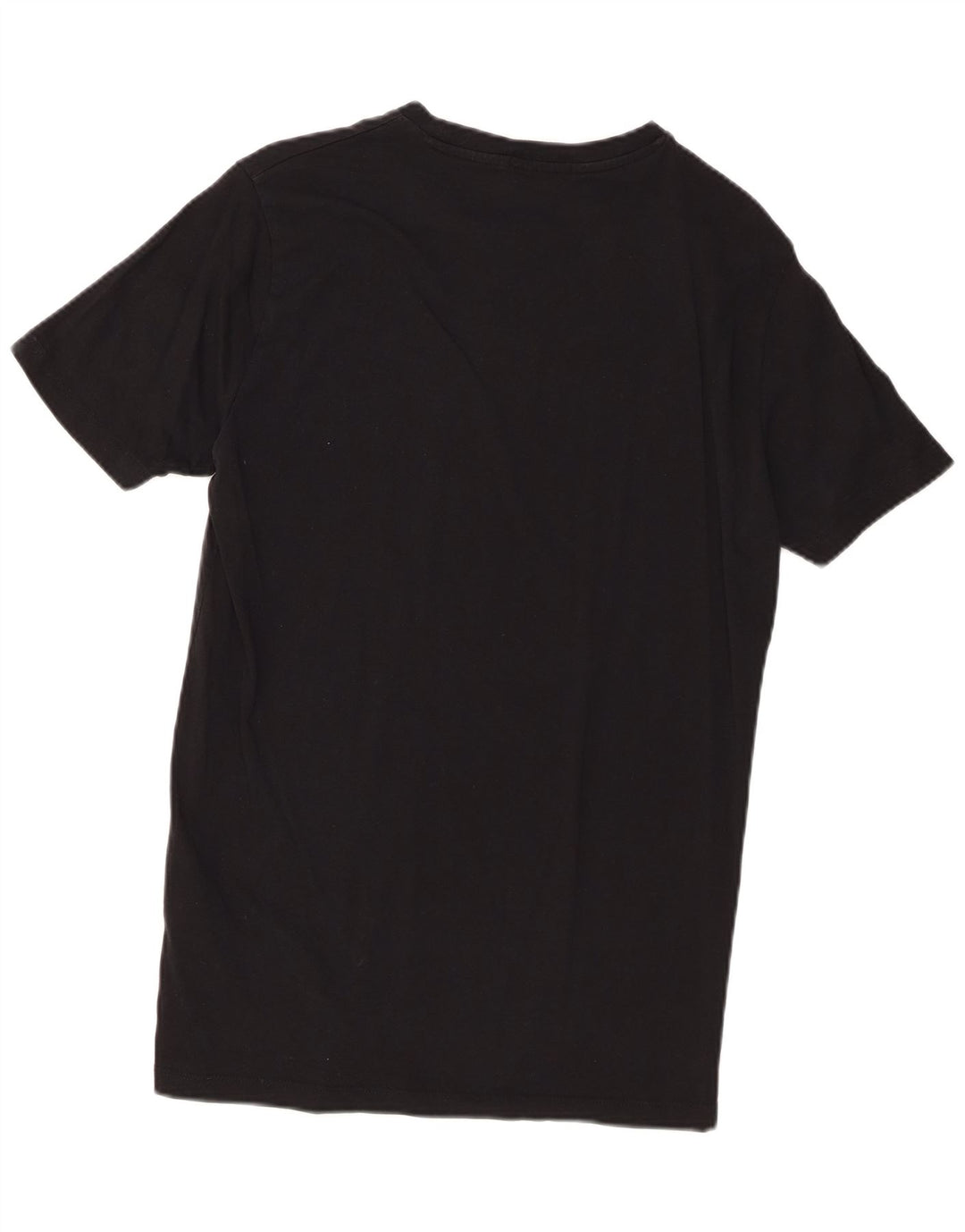 T-shirt grafica da uomo Replay Top grande in cotone nero