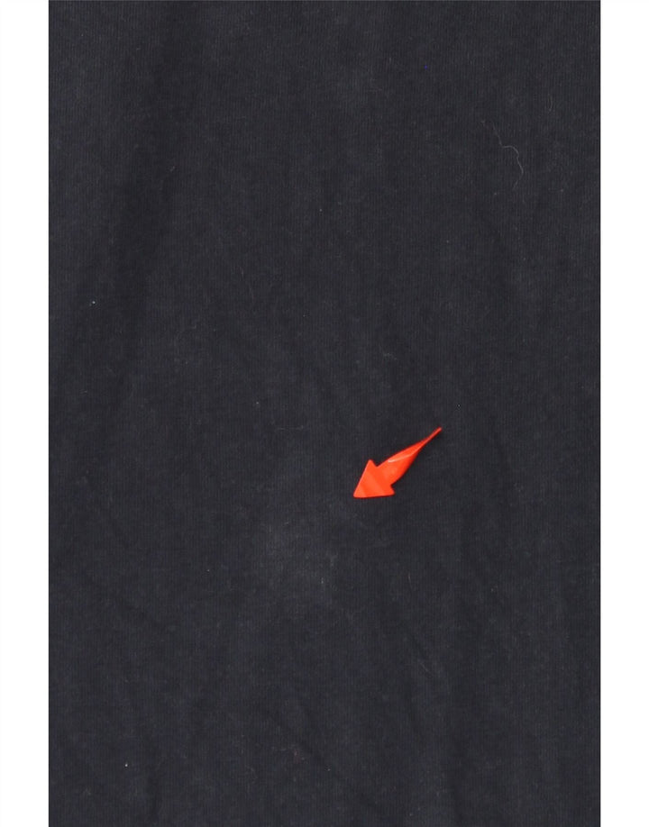FAT FACE Top grafico da uomo a maniche lunghe grande blu navy