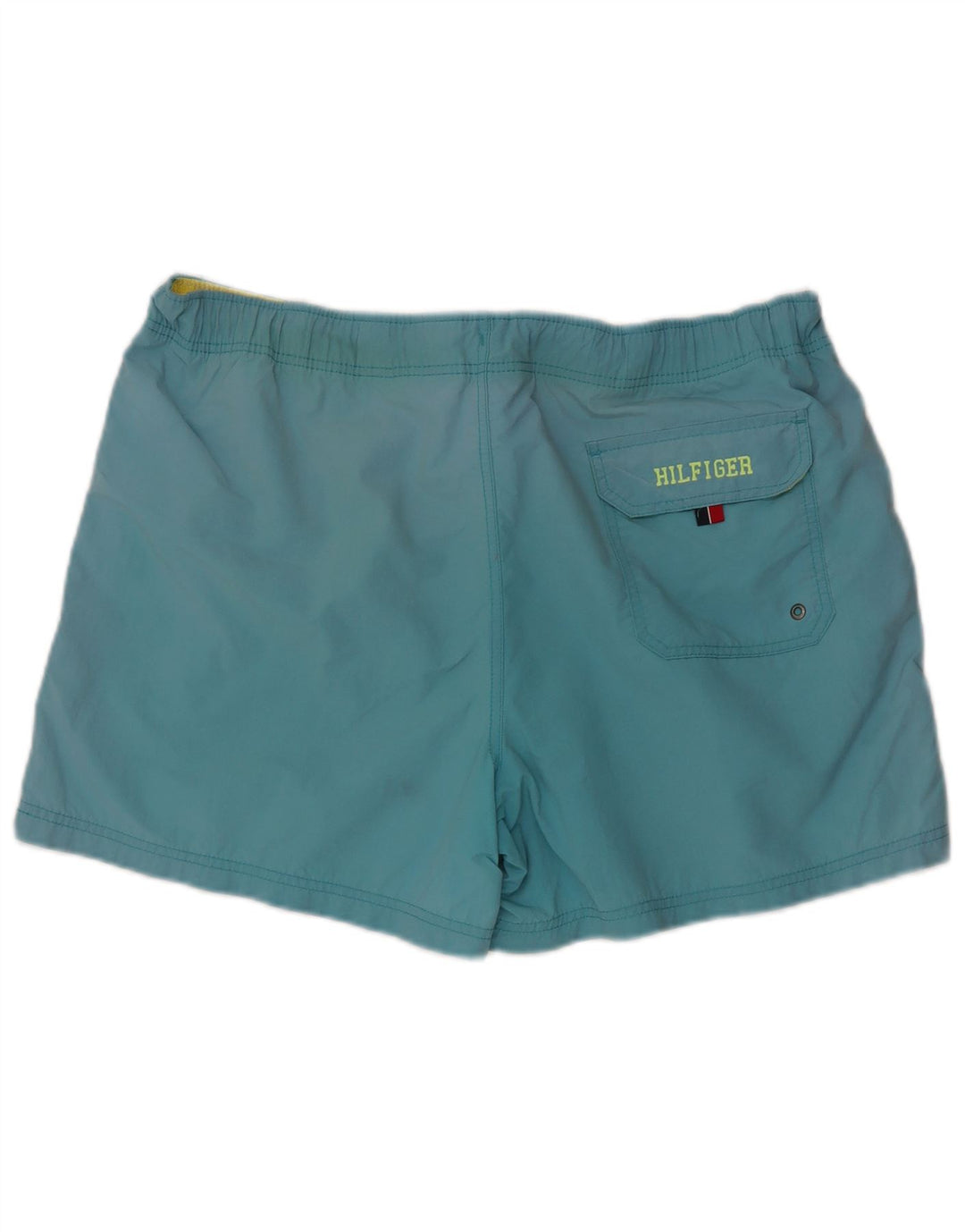 Pantaloncini da bagno grafici da uomo Tommy Hilfiger XL nylon blu