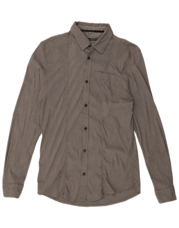 Camicia Uomo Daniele Alessandrini Large in Viscosa Grigia