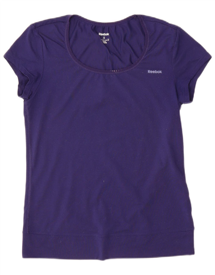 T-shirt Reebok da donna Top UK 8/10 piccola viola
