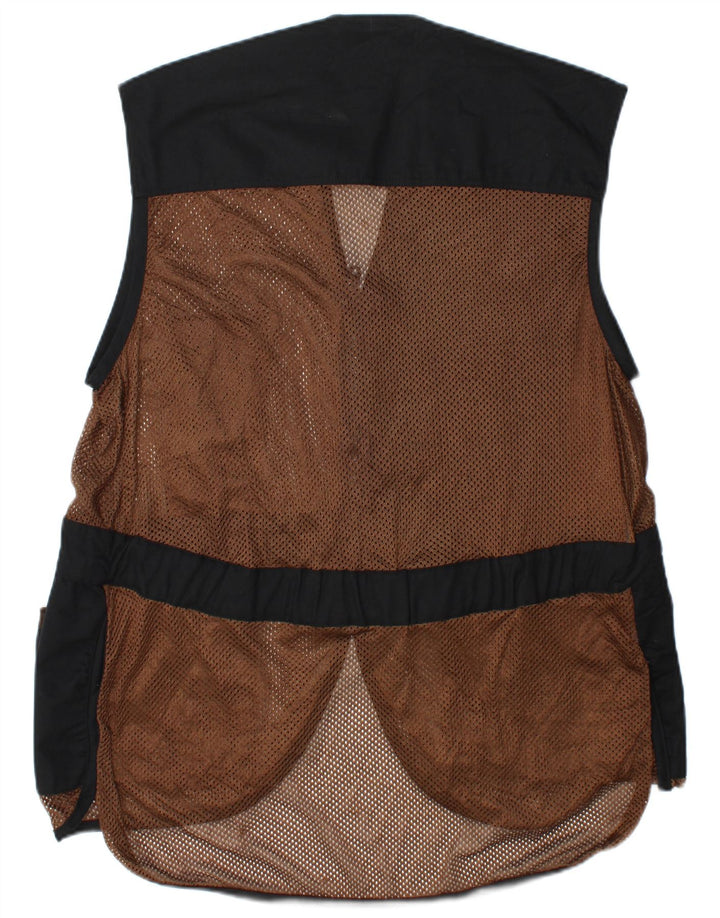 Gilet vintage da uomo, grande patchwork multicolore