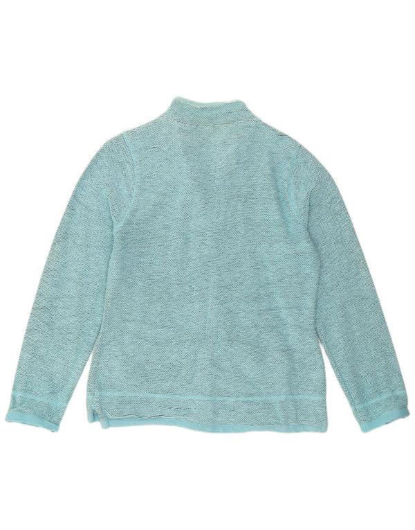 Giacca da tuta da donna Weird Fish UK 14 grande cotone blu