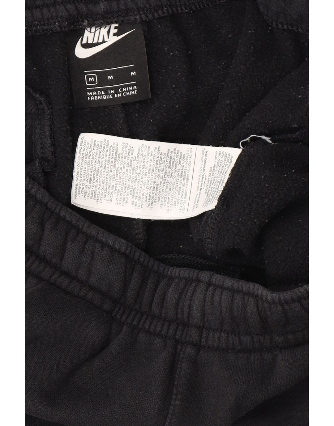 Pantaloni da tuta da uomo Nike Joggers medio cotone nero
