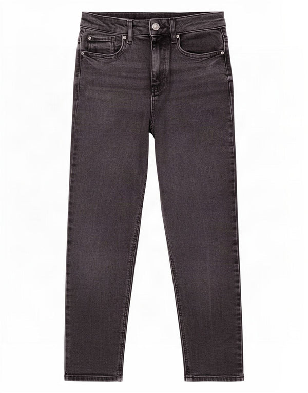 Marks & Spencer Womens Mom Tapered Jeans UK 8 Small W26 L25 Black