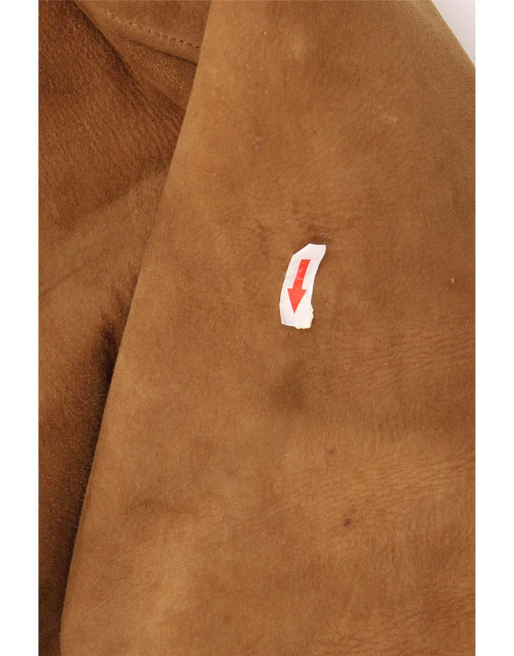 Giacca in shearling vintage da uomo UK 38 Marrone medio