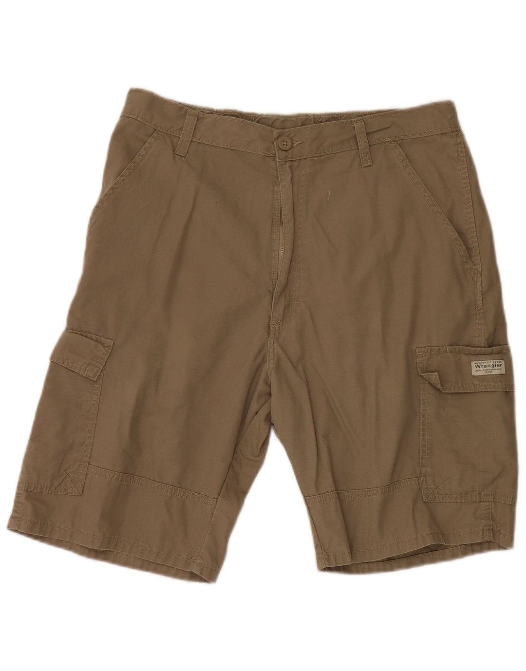 Pantaloncini cargo da uomo Wrangler W32 cotone marrone medio