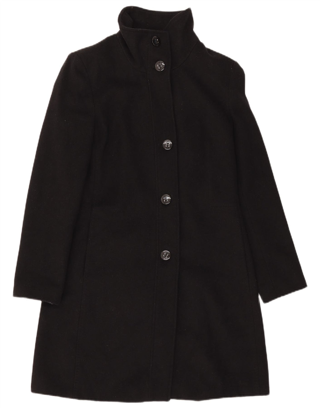 Cappotto da donna Calvin Klein US 4 Small in lana nera