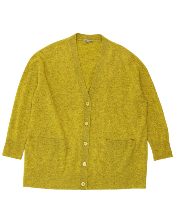 COS Maglione cardigan oversize lungo da donna UK 14 Verde medio screziato