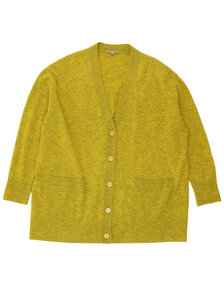 COS Maglione cardigan oversize lungo da donna UK 14 Verde medio screziato