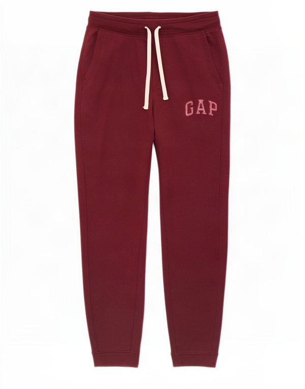 Gap Pantaloni da tuta con grafica da uomo Joggers XS Borgogna Cotone