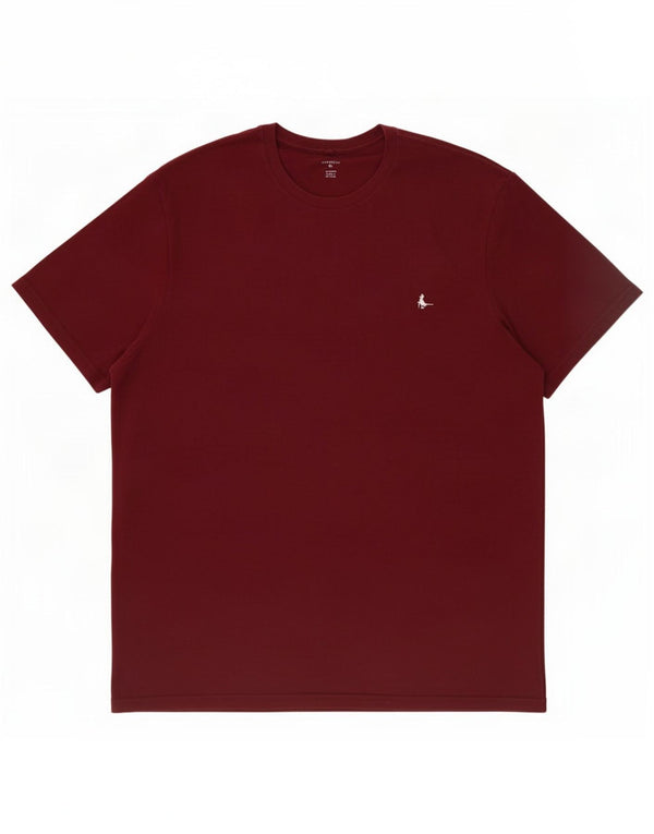 T-shirt da uomo dalla vestibilità classica Jack Wills Top XL in cotone bordeaux