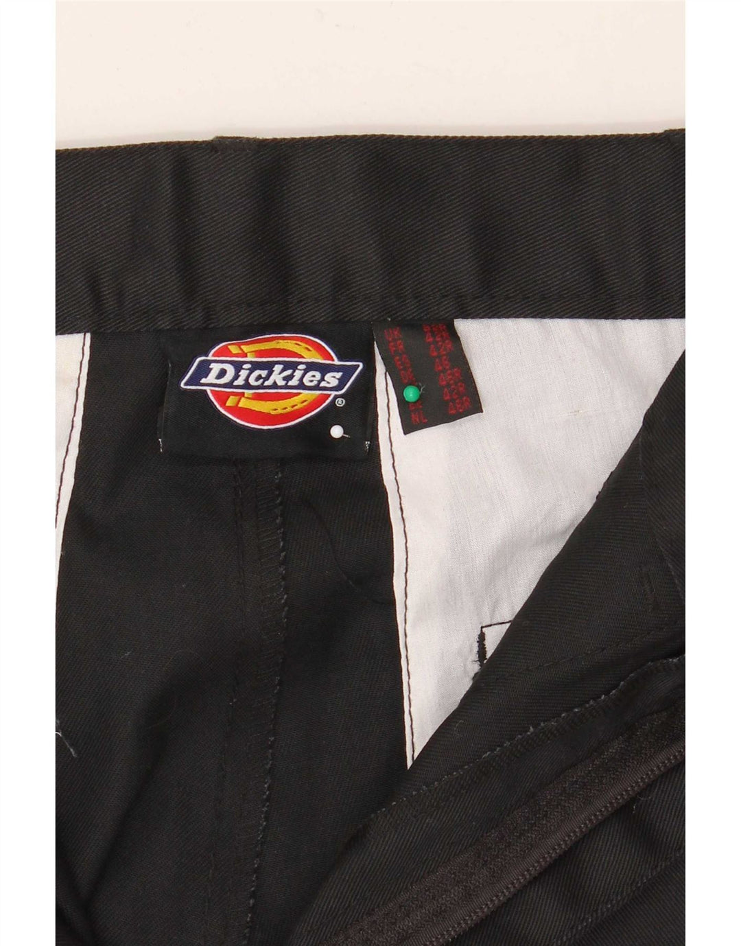 Pantaloni cargo dritti da uomo Dickies W32 L31 poliestere nero