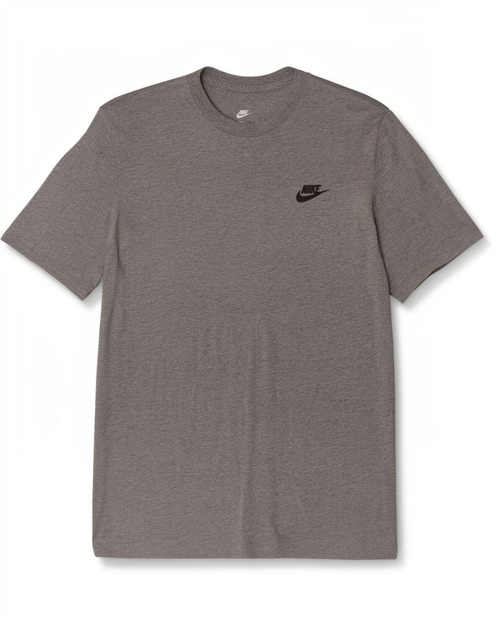 T-shirt Nike da uomo in cotone mélange grigio medio