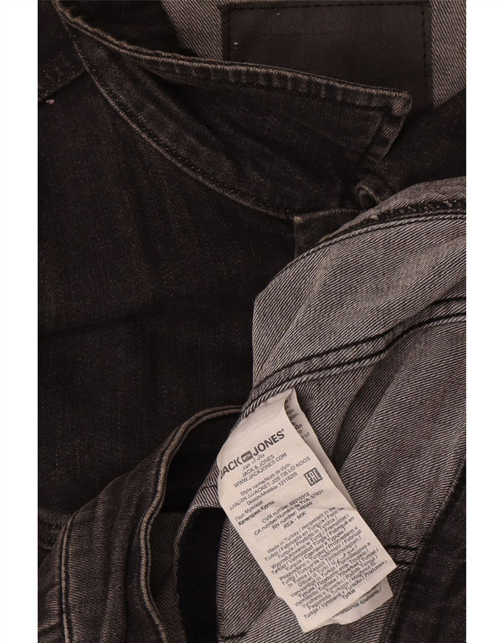 Giacca di jeans da uomo Jack & Jones UK 42 XL Cotone grigio
