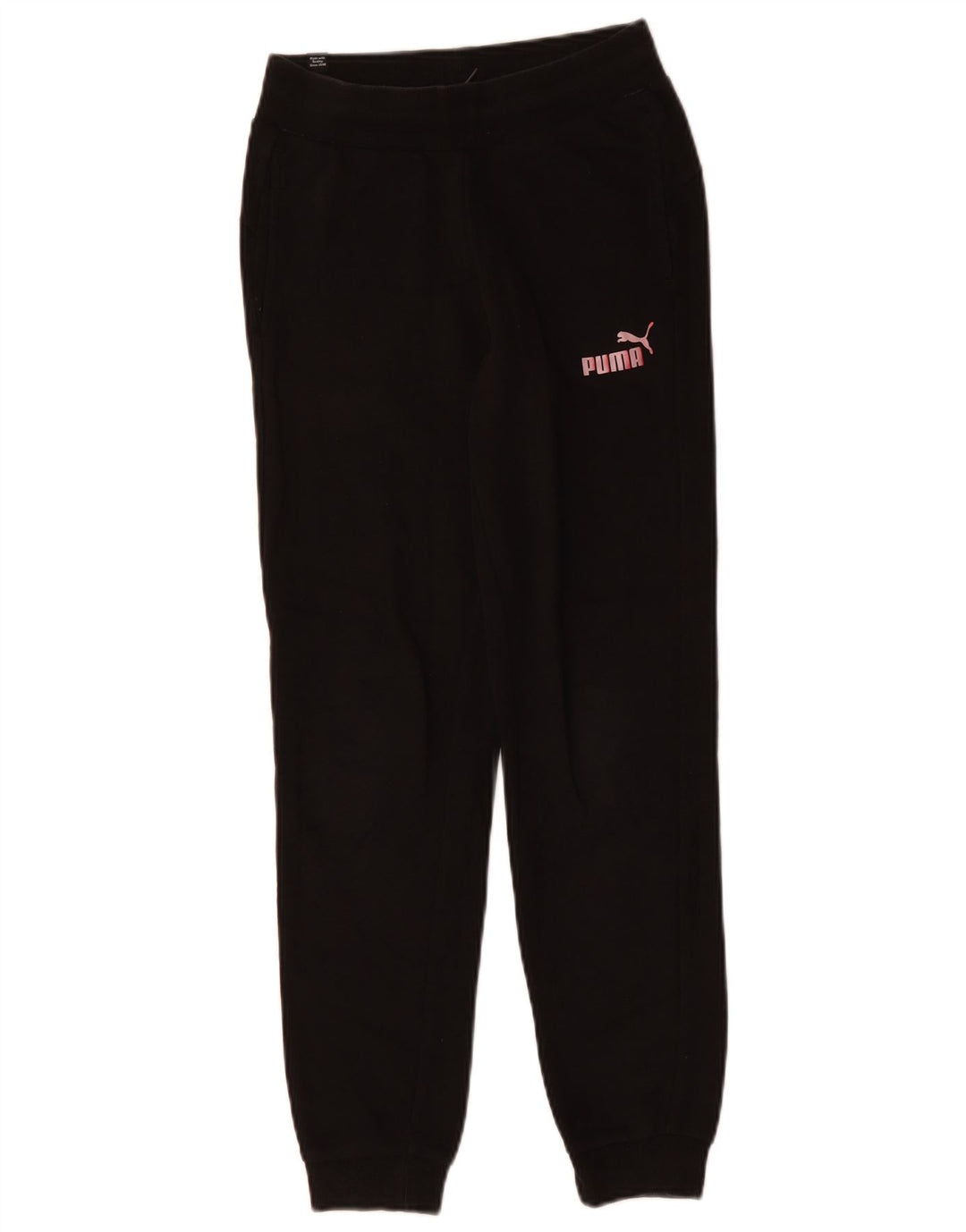 Pantaloni della tuta da ragazza PUMA Joggers 11-12 anni in cotone nero