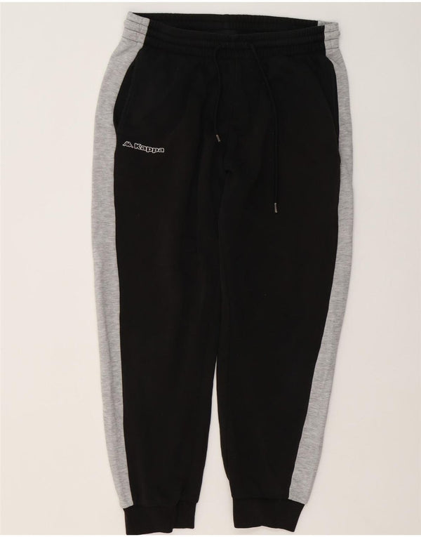 Pantaloni da tuta da uomo Kappa Joggers Large Nero Colourblock Cotton