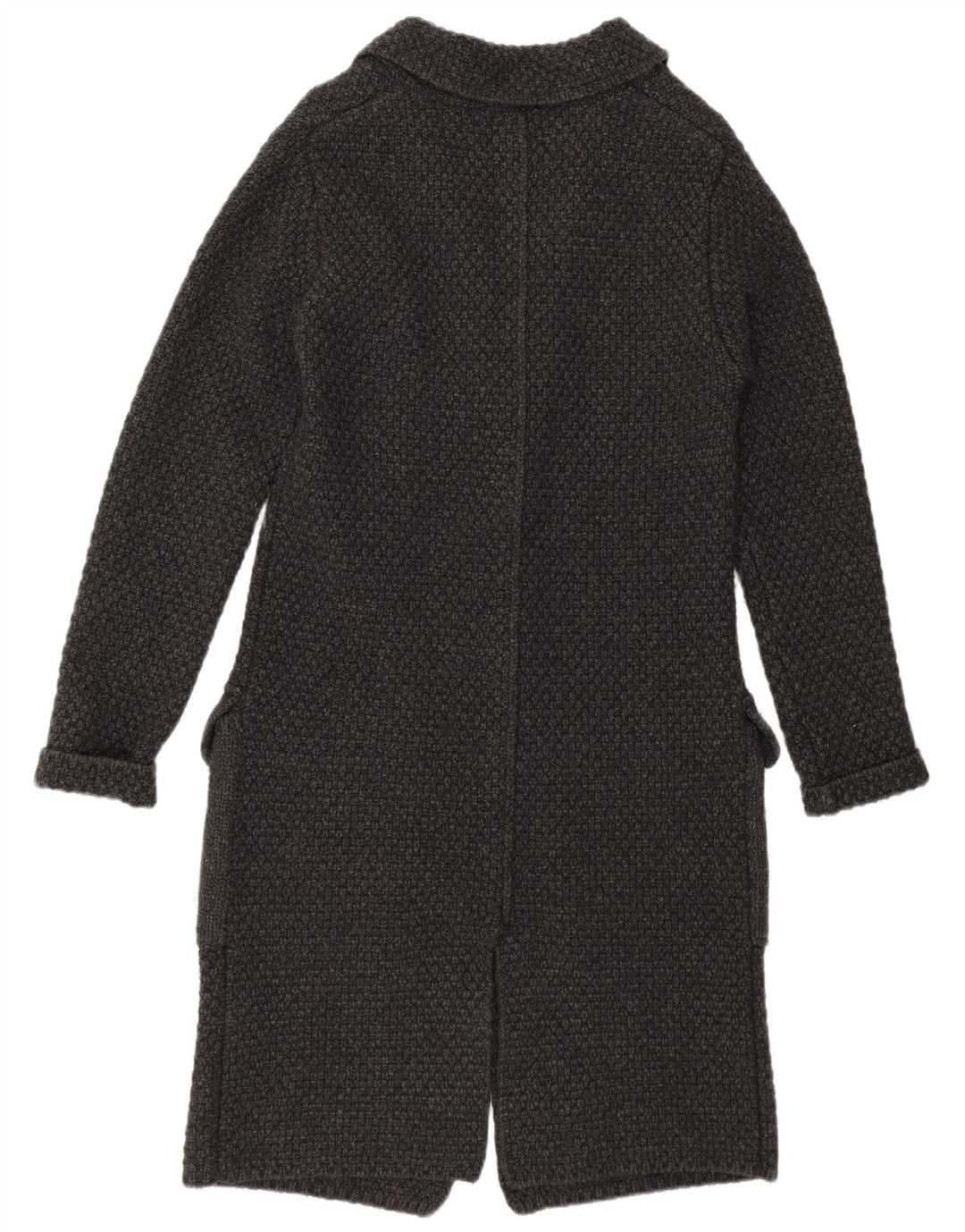 Soprabito in maglia da donna RIFLE UK 10 piccolo in lana d'agnello grigia