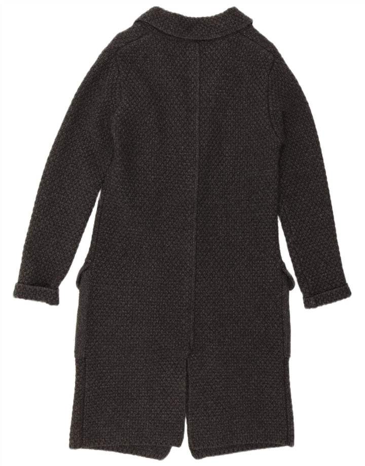 Soprabito in maglia da donna RIFLE UK 10 piccolo in lana d'agnello grigia