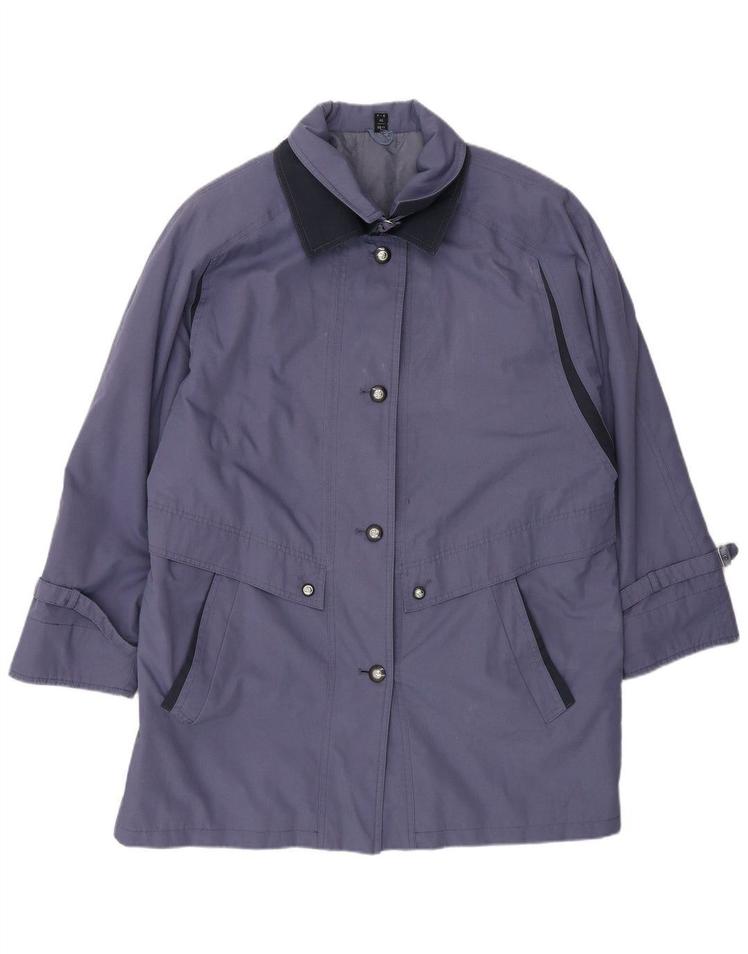 Soprabito oversize da donna vintage UK 14 grande blu