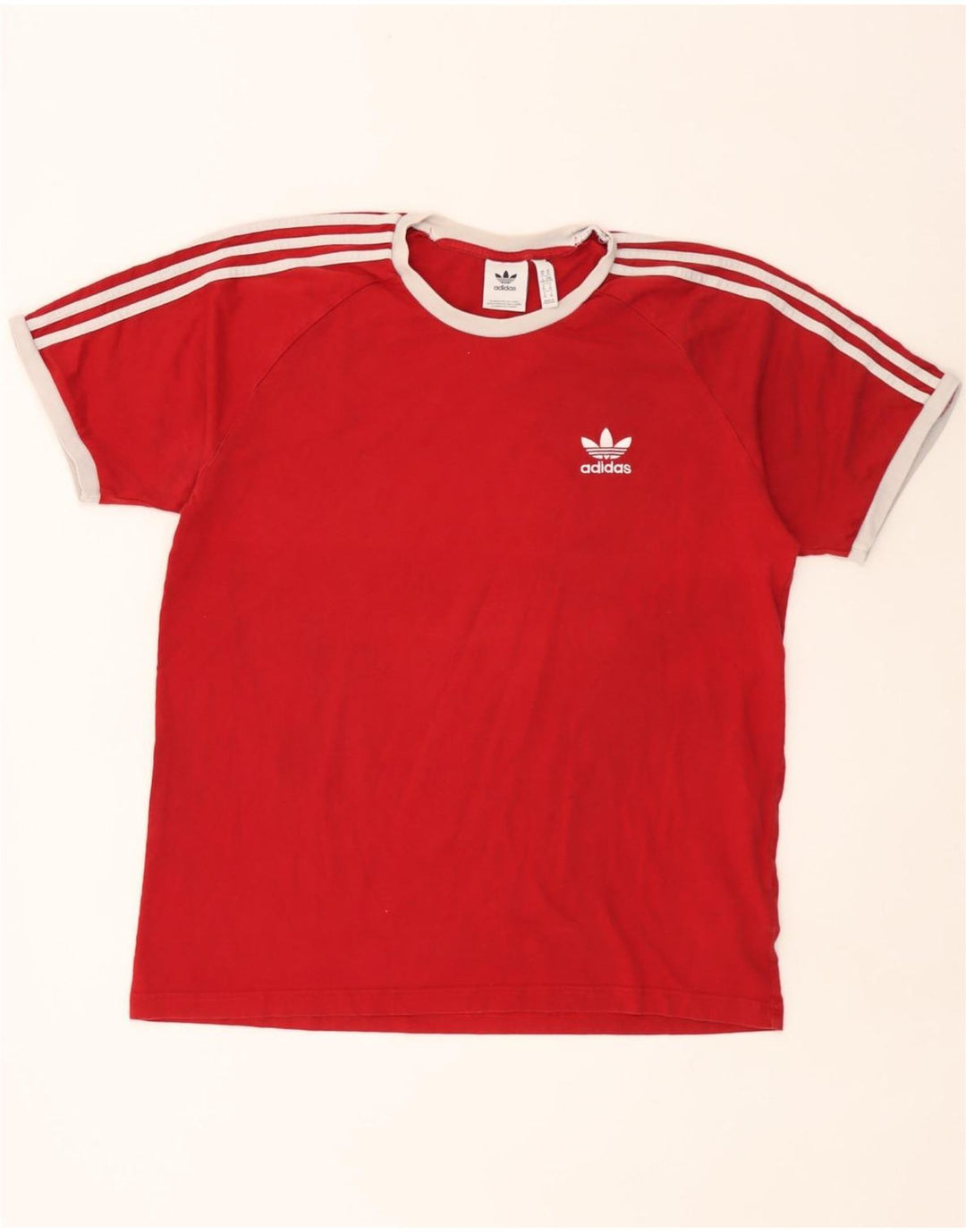 T-shirt da uomo Adidas Top XL rossa in cotone