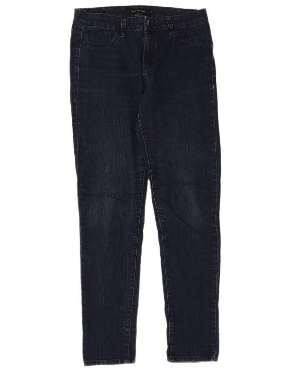 CALVIN KLEIN Jeans skinny legging da donna US 6 Small W30 L32 Blu navy