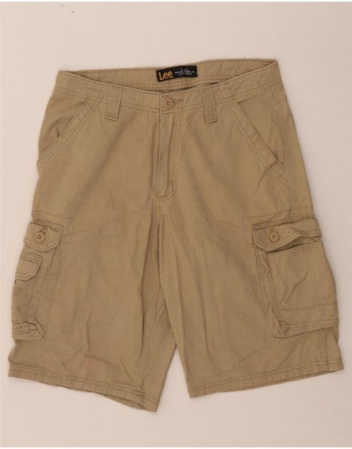 LEE Mens Kansas Cargo Shorts W30 Medium Beige Cotton Vintage Lee and Second-Hand Lee from Messina Hembry 