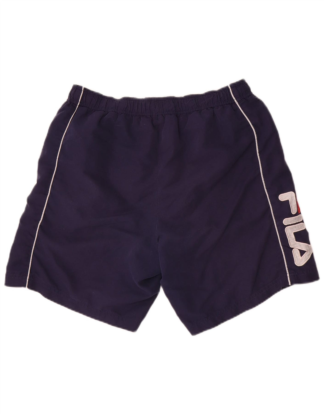Pantaloncini sportivi grafici da uomo Fila poliestere medio blu navy