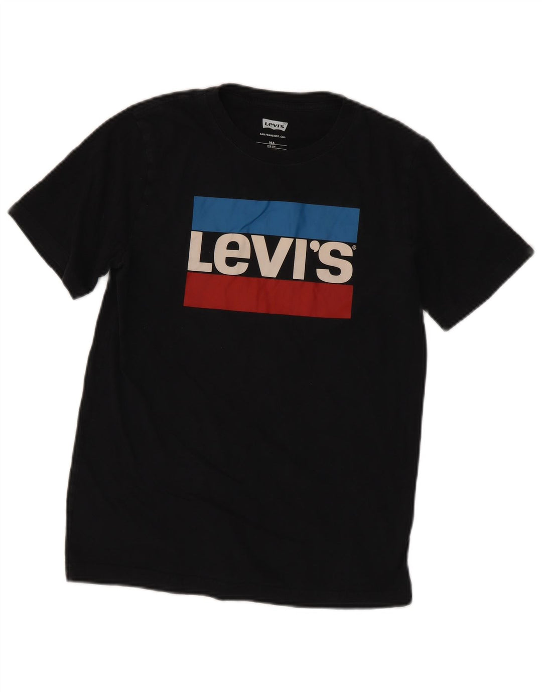 T-shirt grafica per ragazzi Levi's 15-16 anni nera