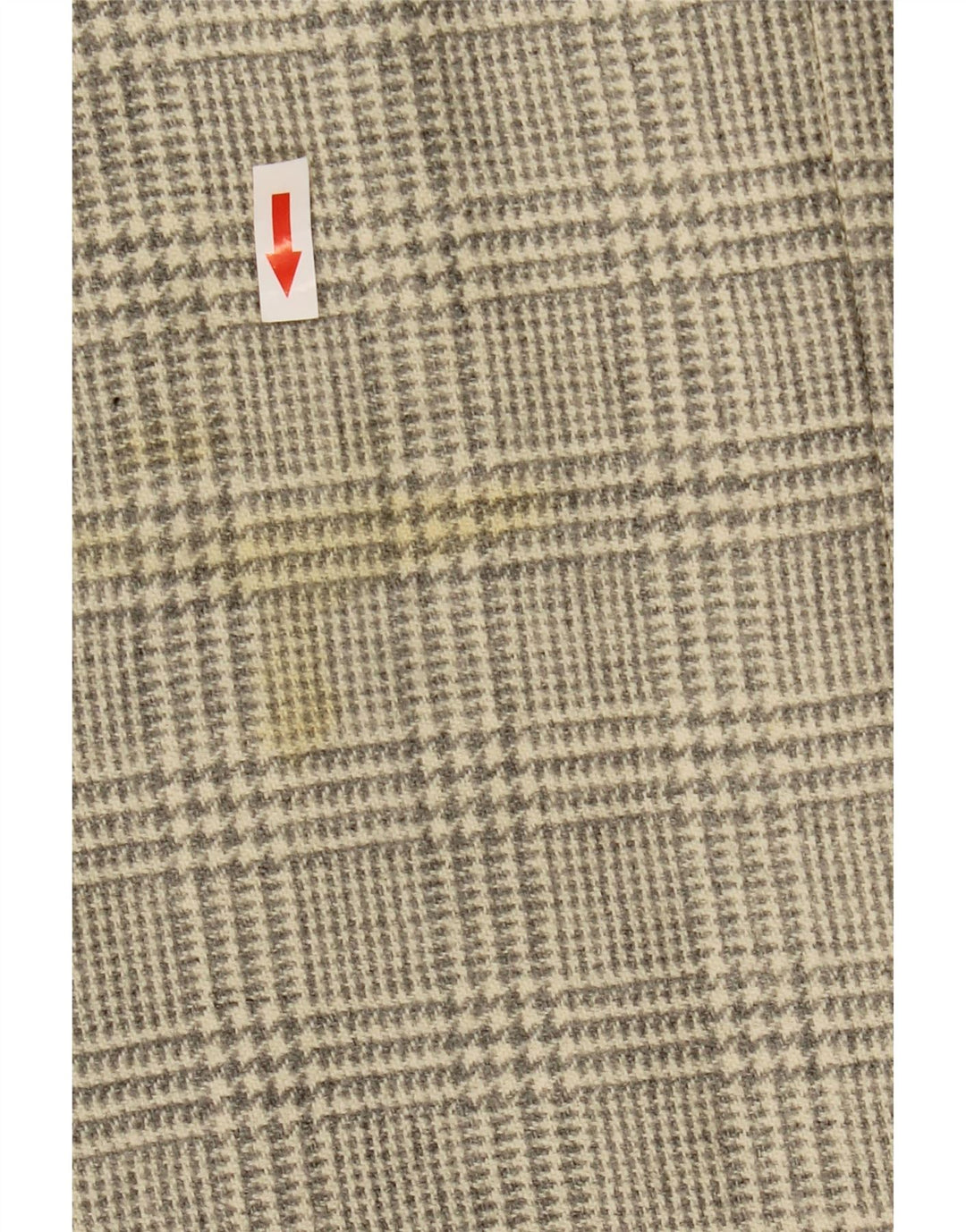 Giacca blazer vintage da uomo a 2 bottoni UK 40 grande pied de poule grigio