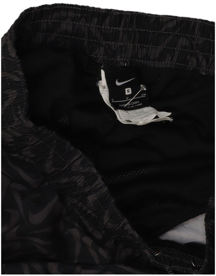Pantaloncini sportivi grafici Nike da uomo piccoli in poliestere nero