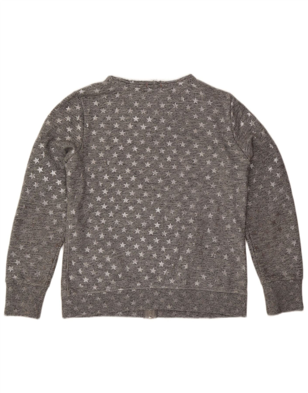 Giacca da tuta da donna con motivo astratto Superdry UK 16 grande grigia