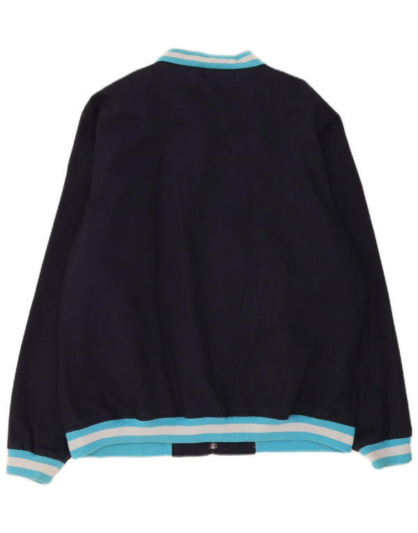 Giubbotto bomber da uomo Merc UK 42 XL Cotone color block blu navy