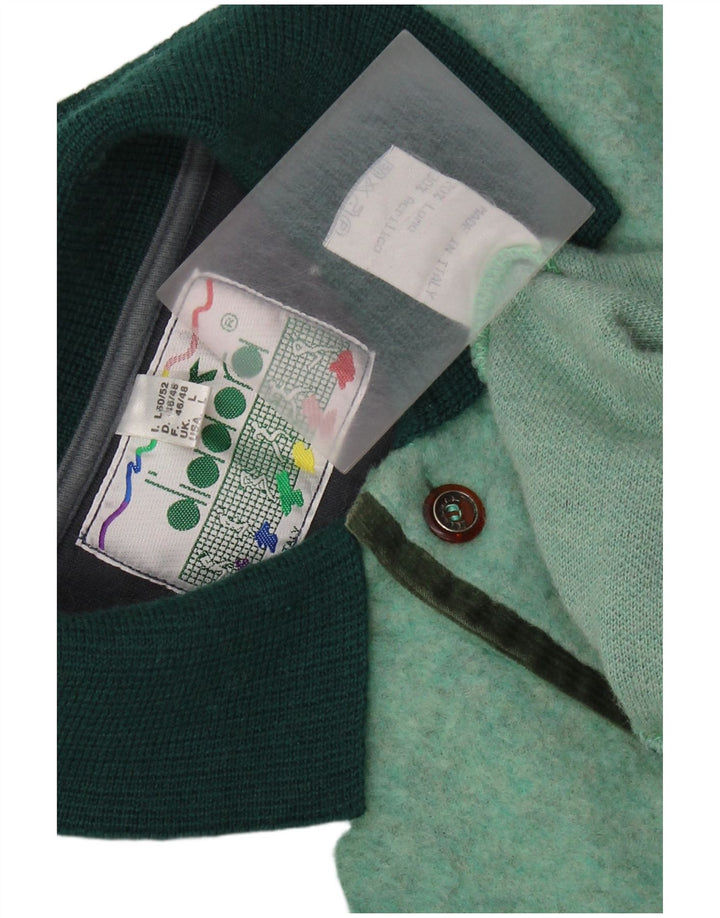 DIADORA Maglia Dolcevita Uomo Large Verde Lana