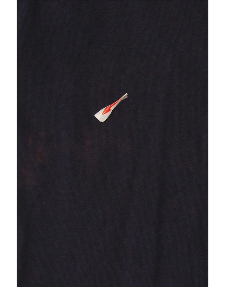 Polo Assn. Camicia da uomo in cotone a righe medie blu navy