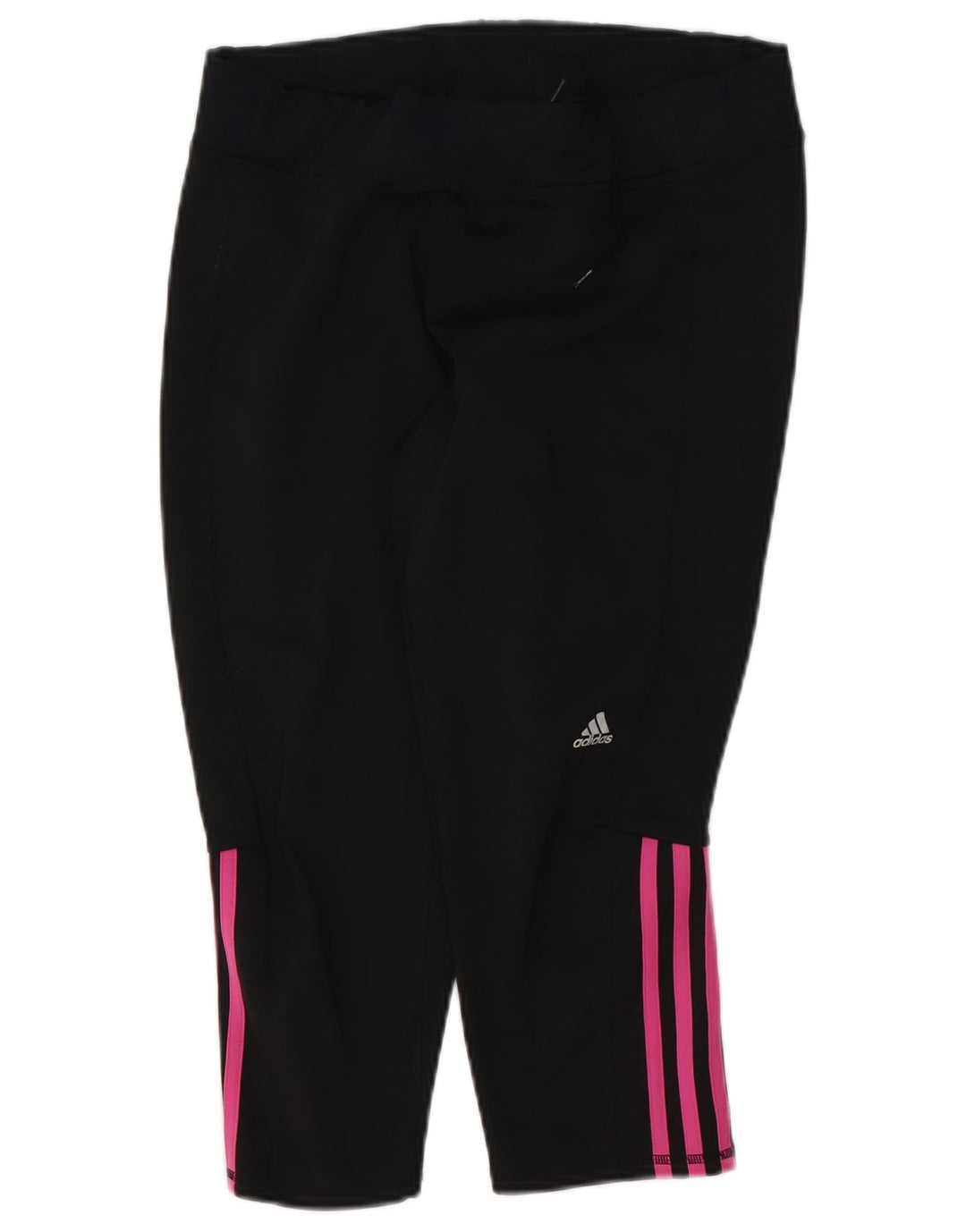 Leggings Capri ADIDAS da donna UK 16/18 Large Nero