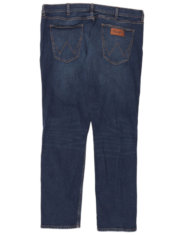 Jeans dritti da uomo Wrangler Greensboro W40 L32 cotone blu