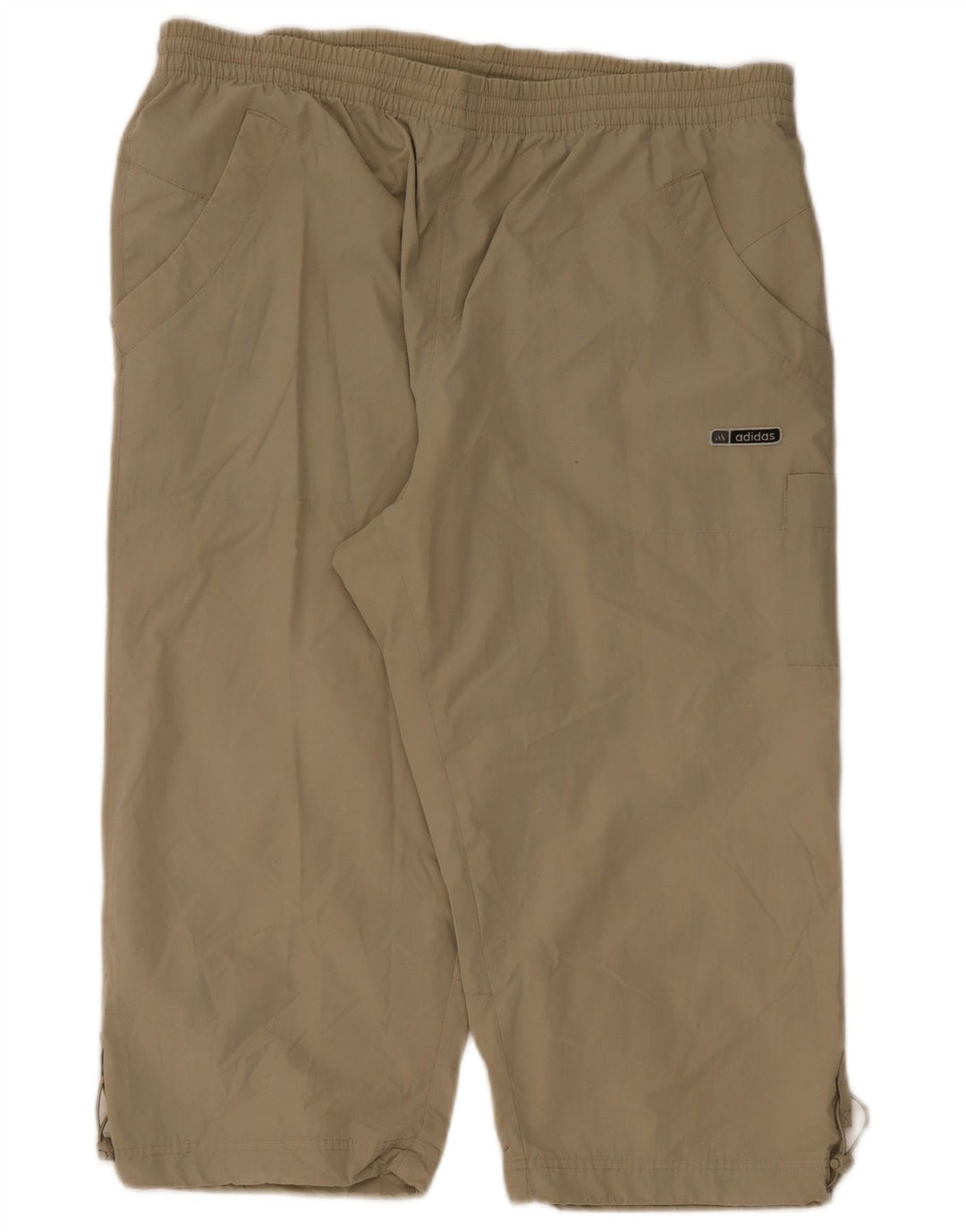 Pantaloni da tuta Adidas Capri da uomo XL Beige Poliestere