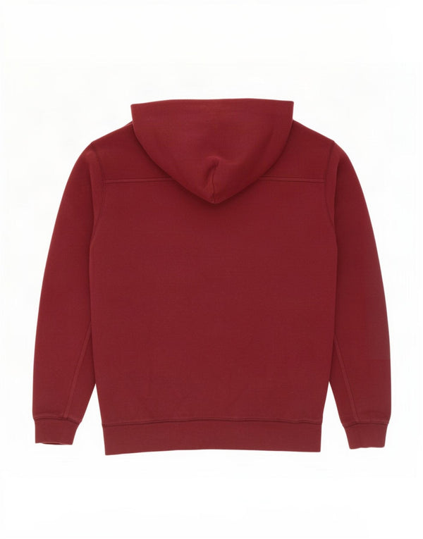 Maglione con cappuccio grafico da uomo Jack Wills XS in cotone bordeaux